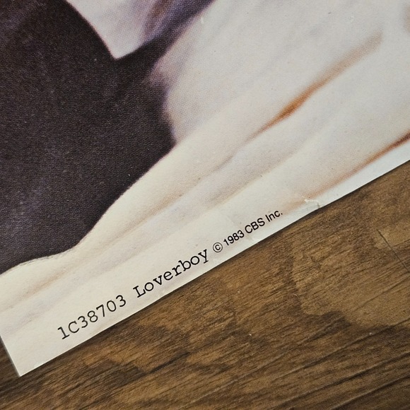 Loverboy Keep It‎ Up 35x36 Vintage 1983 Promo Poster CBS Records Rock Pop Rock - Picture 2 of 8